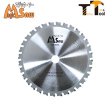 매직쏘 금속용팁쇼(7인치) 1800 금속용팁쏘 원형톱날 금속절단날, 1개
