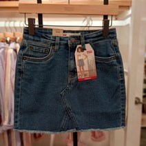 # 리바이스키즈 [NC 순천점] 재생 플라스틱 소재의 하이라이즈 여아 청치마 (130~165) ##