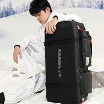 스노우보드 가방 등산 백팩 대용량 멀티백 스키 부츠 보드장비가방 대용량 엣지백 방수, 블랙 카본 파이버(23 모델) 55L