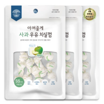 라이브잇 굿데이 아껴줄게 강아지 치실껌 SS 7p, 30개, 42g, 사과 우유