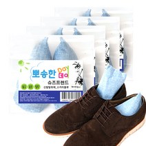 뽀송한데이 참숯 신발탈취제 블루 2p 4세트 제습제, 4개