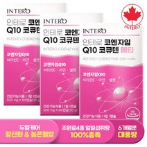 인테로 코엔자임 Q10 코큐텐 메타 항산화 3박스 (6개월분), 단품, 단품