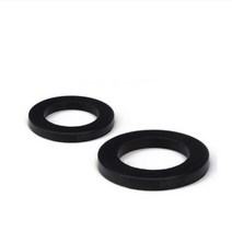 고무와셔 오링 실리콘 구리 스텐 10-20pcs 플랫 가스켓 내부 직경 3mm-30mm 검은 색 고무 플랫 와셔 안티 오일 씰 와셔, 3x6x1mm 20개