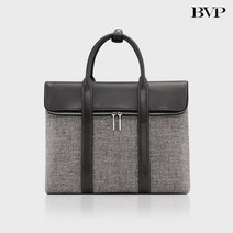 BVP 브리프케이스 직장인 천연 소가죽 서류가방 T1070 그레이
