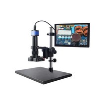 생물 전자 현미경 확대경 디지털 모니터 초등학생, 3800-D-HDMI+USB 인터페이스