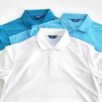 남녀공용 에어로쿨 카라넥 반팔티 베이직 솔리드 단체 기능성 쿨 쿨링 쿨론 냉감 티셔츠