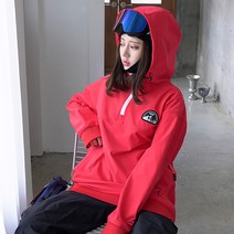 1920 YOBEAT PRIME HOODIE RED 스키 스노보드복 방수후드