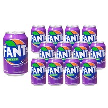 상큼한 탄산음료 환타 포도맛 355ml X 24개 탄산음료수 뚱캔 1박스