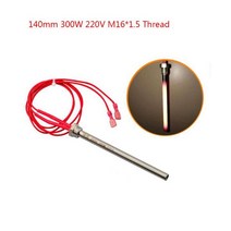 사료배합기 가축 교반기 혼합 믹서기 350W 220V 점화 핫로드 우드 펠렛 스토브 10*140/150/170mm M16 * 1., 01 10x140mm