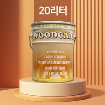 원목가구 나무 목재 방부목 우드케어 투명 오일스테인 woodcare 20리터, WC 725 연두