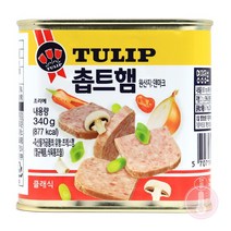 푸드올마켓_ 튤립 촙트햄 340g