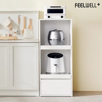 RZ9886 필웰 무노 슬림 렌지대 수납장 500 DVX, 화이트