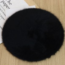 토끼 마오 태블릿 Breda 모자 암컷 단색 봉제 니트 화가 모자 가을과 겨울 일본 벨벳 베레모