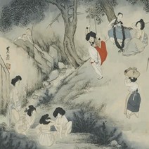 [바보사랑] Q1349 신윤복풍속화 단오풍정 DIY명화그림그리기, 상세 설명 참조