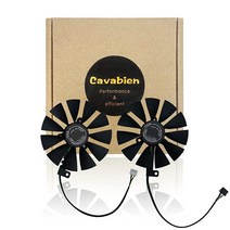 Cavabien 88mm FDC10U12S9C T129215SH 12V 0.45A 4핀 GPU 그래픽 카드 쿨러 팬 ASUS 아수스 RTX 2060 RTX 2070 RTX 2080