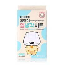 해호 곰탱이 영유아용 열냉각시트 6매입 1개, 단품, 단품