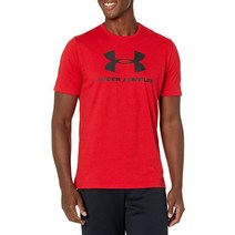 언더아머 Under Armour 남성용 스포츠스타일 로고 반팔 티셔츠 아카데미 블루 (408)/화이트 M 152914, Small, Steel Light Heather (036)/Blac, Steel Light Heather (036)/Blac