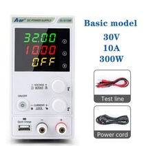 pc파워 fsp 서플라이 컴퓨터 ATX a bf dc 전원 공급 장치 조정 가능한 80v 10a 300w led 디지털 실험실 벤치 전원 안정화 전원 공급 장치 전압 조정기, ss-3010mf, 우리를