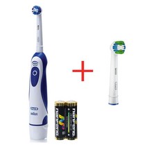 오랄비 건전지용 전동칫솔 DB4010 회전식 전동칫솔 건전지포함, DB4010+추가칫솔모1개