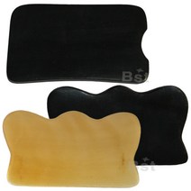 헬스데이 마사지 바디 얼굴 빗 괄사도구, 블랙괄사1호, 1개