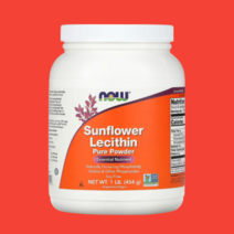 나우푸드 해바라기 레시틴 칼슘 칼륨 철 이노시톨 인지질 파우더 454g