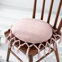 코튼재질 태슬장식 소파쿠션 북유럽쿠션 대형쿠션, 내추럴