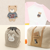 소잉데일리] 봉제식 와펜 모음_ 캐쥬얼 동물 과일 등 다양한 디자인, 토끼 73915, 04. 봉제식 동물 1600