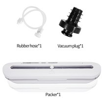식품 진공 실러 최고의 자동 상업용 가정용 포장 기계 포함, 09 white-2pcs_01 220V