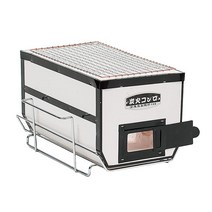 일본 BBQ 숯 그릴 - 시치린 콘로 히바치 테이블 탑 바베큐 - 화이트 - 일본산 - 30.5 x 33cm(12 x 13인치)