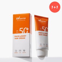 1+1 토니모리 유브이 마스터 페이스 앤 바디 선크림 80ml SPF50+PA+++ 131151
