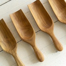 작은공간 원목 우드 스쿱 1개 나무 쌀삽 얼음 스푼, 본상품선택