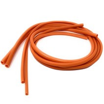 실리콘 진공 내열호스 다용도 실리콘호스 키트 4mm 6mm 8mm 10mm각 1M, 오렌지