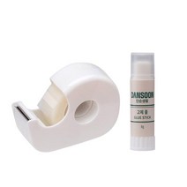 단순생활 테이프 반투명테이프 투명테이프, [SET]반투명테이프+딱풀