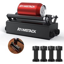 나무와 금속 ATOMSTACK P7 40w CNC 레이저 조각 기계 초정밀 쉬운 조립을위한 휴대용, 02 Rotary Roller_02 UK_01 40W