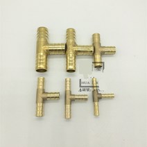 콤비락 파이프 스텐 모듈 앵글 컨넥터 T웨이 황동 바브 파이프 피팅 3 커넥터 4mm 5mm 6mm 8mm 10mm 호스, 01 3 Way_05 OD 12mm
