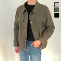 이브컴퍼니 남성용 오버핏 면 코튼 트러커 자켓 (5003-1)