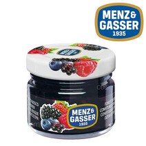 멘즈앤가써 포레스트베리잼 미니 28g / 맛있고 건강한 이탈리아 프리미엄 과일잼 포션잼 미니잼 유기농 오가닉 비건 글루텐프리