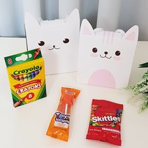핸들형 크레욜라간식+선물포장 어린이집 생일답례품 유치원생일답례품 어린이단체 어린이집 구디백, 1개, 여아용