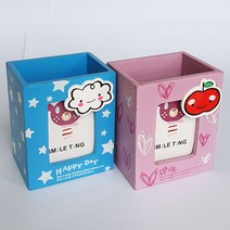 사각액자 연필꽂이/ 문구팬시 학용품 유치원 초등 생일 입학졸업 단체 어린이선물 행사 펜꽂이