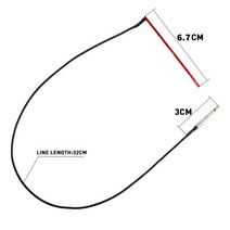 FM EQ 어쿠스틱 매트릭스 용 기타 픽업 피에조 내츄럴 좁은 프리 67mm 길이