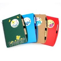 [누름꽃공예]-노트만들기, 파랑