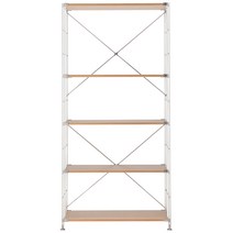 무인양품 MUJI 떡갈나무 SUS선반 세트 와이드 L 860mm, 내추럴