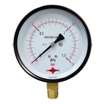 삼성계기 압력계 일반 진공계 100파이 연성계 A타입, 100파이 2bar