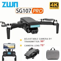 드론 zwn sg107 rc drone mini 4k dual camera wifi fpv quadcopter video real time transmission 헬리콥터 vs