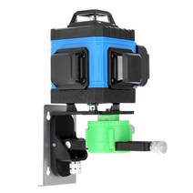 정확한 레이저 레벨기 4D 셀프 레벨링 레벨 360 다기능 16 라인 도구 수직 수평 크로스라인 앱 원격 녹색, [01] EU plug