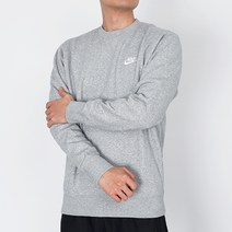 나이키 그레이맨투맨 기모안감맨투맨 클럽 크루 탑