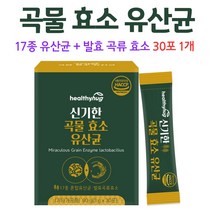 곡물 효소 유산균 곡물발효효소 역가수치 미숫가루맛, 1개, 30포