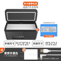 인슐린냉장고 미니 휴대용 가정용 차량 usb 충전식 소형 빠른 이동식 자동차 소형 냉장고 RVN461, 블랙 (22.5x10.5x11cm)