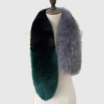 여우털 목도리 머플러 여성 퍼머플러 목도리