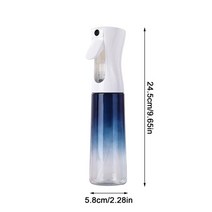 무인방제기 유니건 농약통 치파랠리 농약분무기 안개분사 1pc 750ml 플라스틱 빈 식물 자동차 청소 스프레이 병 누출 방지 내화학성 안개 안개 스트림 분무기, 300ml 다크 블루